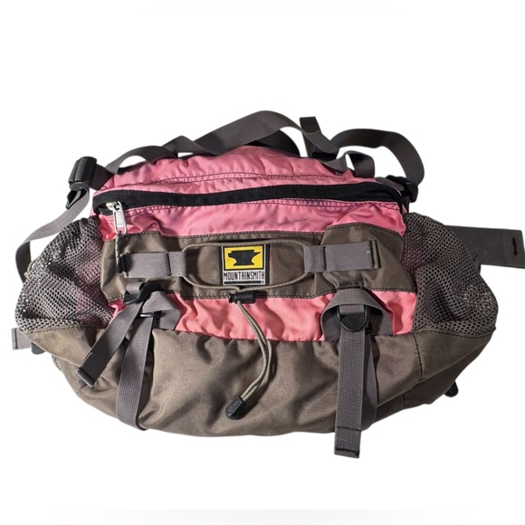 Pink & Brown Mountansmith Women’s Hiking Trail Running Large Hip Fanny Pack Bag